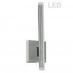 10W Wall Sconce, Polished Chrome with White Acrylic Diffuser