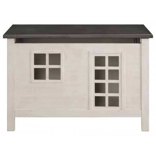 ACME Doll Cottage Youth Chest, Weathered White & Washed Gray