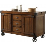 ACME Kabili Kitchen Cart, Antique Tobacco