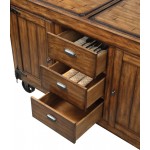 ACME Kabili Kitchen Cart, Antique Tobacco