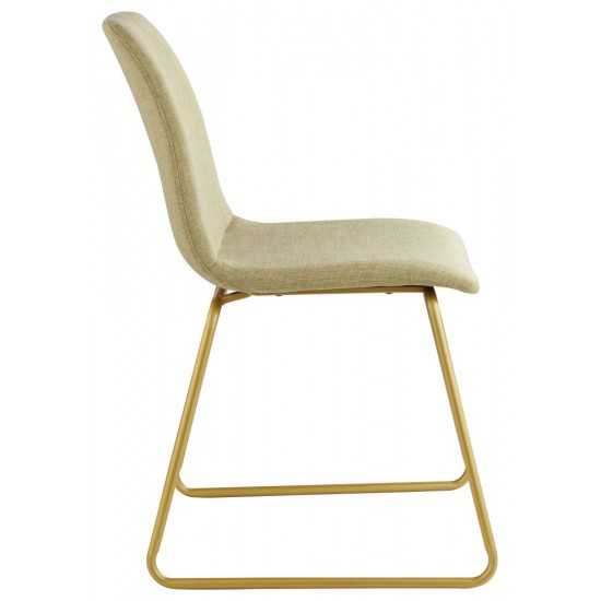 ACME Mimosa Accent Chair, Light Green Fabric & Gold