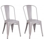 ACME Jakia Side Chair (Set-2), Silver