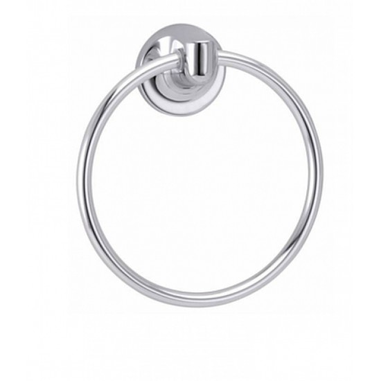 6.25 in. x 6.25 in. Stainless Steel Taymor Infinity Towel Ring, Chrome