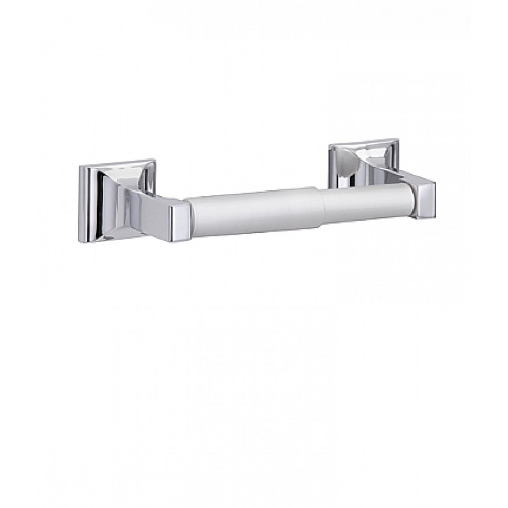 7.5-in. x 3-in. Toilet Paper Roll Holder Chrome, Rectangle 7.5-in. x 3-in. Toilet Paper Roll Holder Chrome, Rectangle