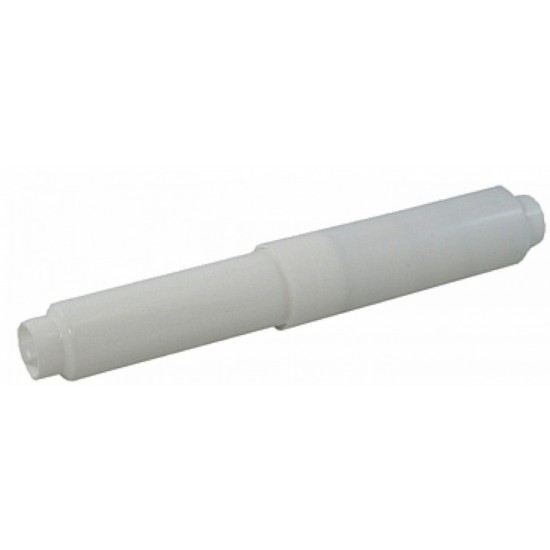 8-in. x 2.5-in. Toilet Paper Roll Holder Roller Plastic White