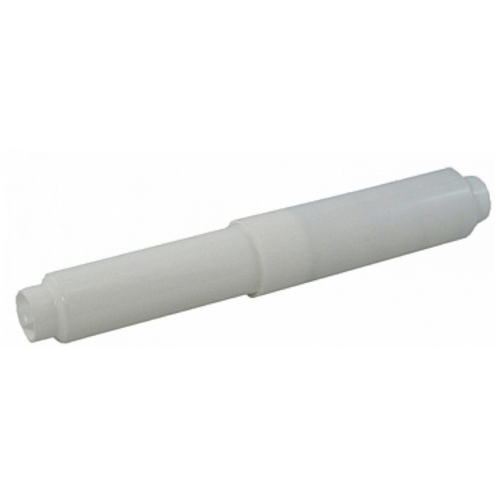 8-in. x 2.5-in. Toilet Paper Roll Holder Roller Plastic White 8-in. x 2.5-in. Toilet Paper Roll Holder Roller Plastic White