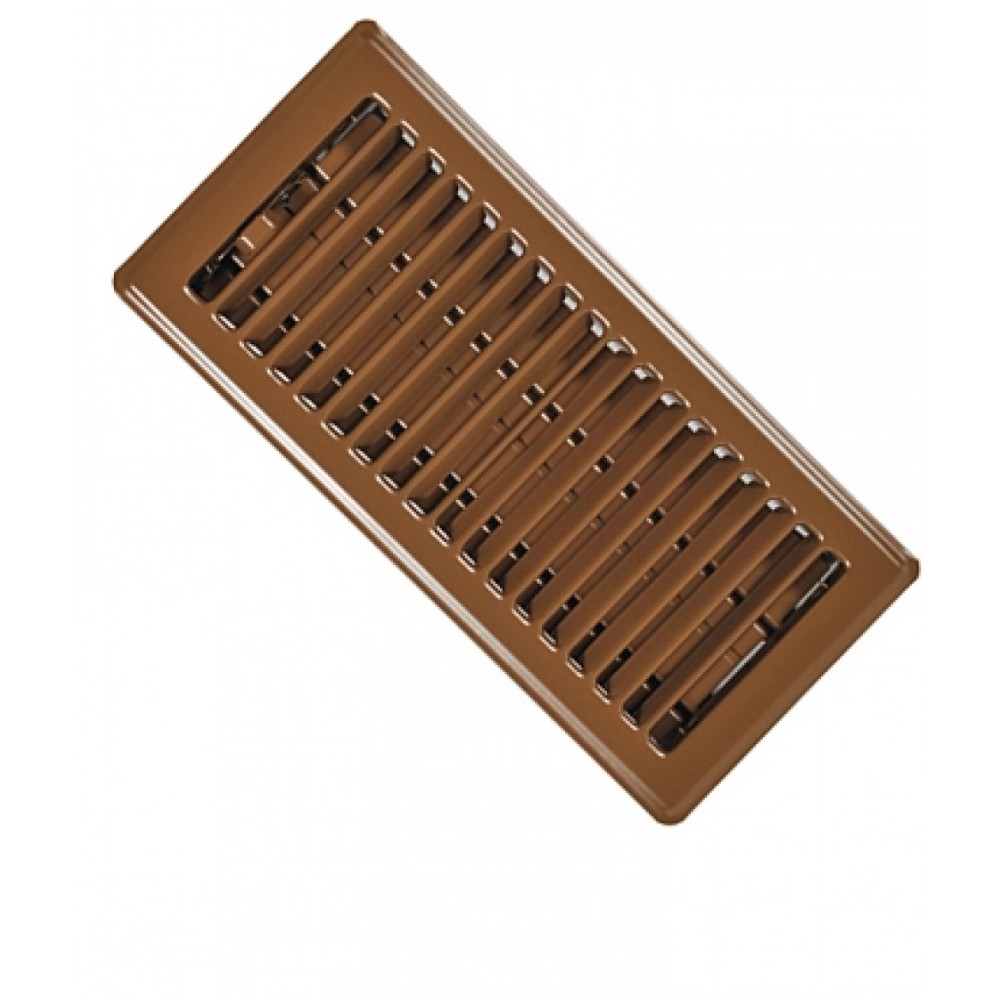 3 in. x10 in. Stainless Steel Ventilation Floor Diffuser in Brown 3 in. x10 in. Stainless Steel Ventilation Floor Diffuser in Brown