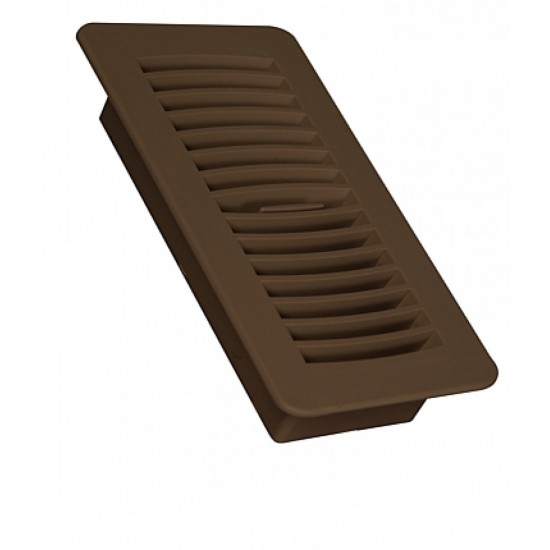 3 in. x10 in. Plastic Ventilation Floor Diffuser in Brown