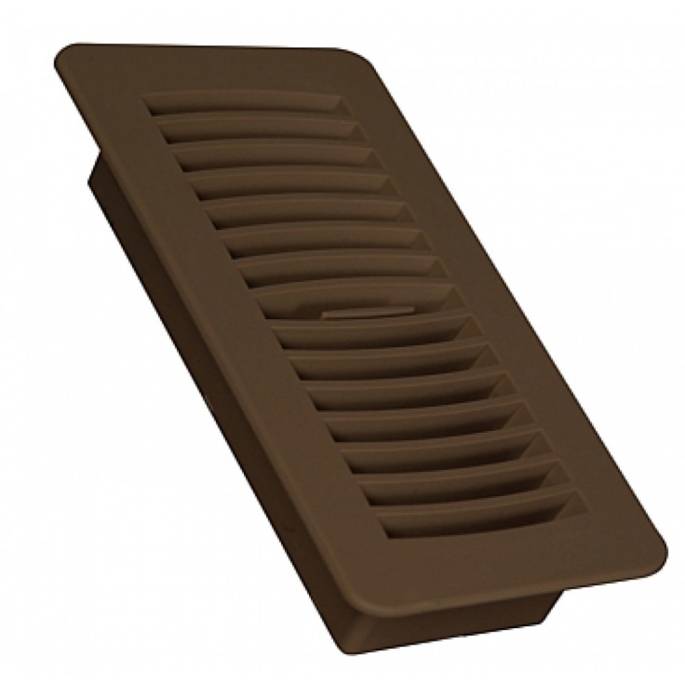 4 in. x10 in. Plastic Ventilation Floor Diffuser in Brown