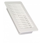 3 in. x10 in. Plastic Ventilation Floor Diffuser in White