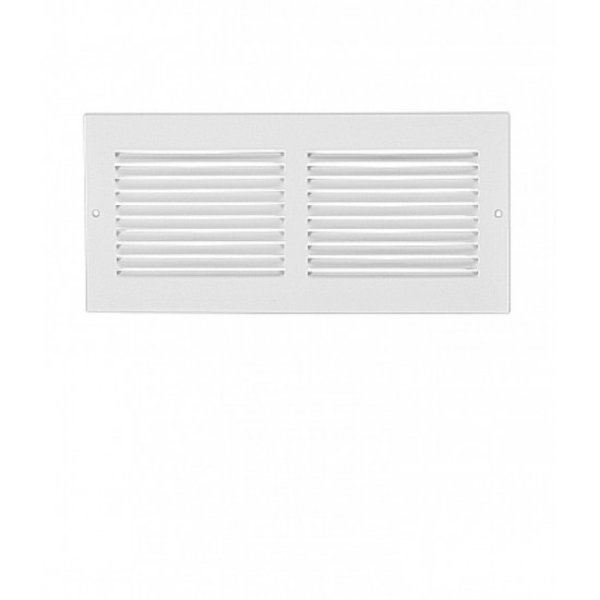 14 in. x 6 in. Stainless Steel Air Return Grilles in White