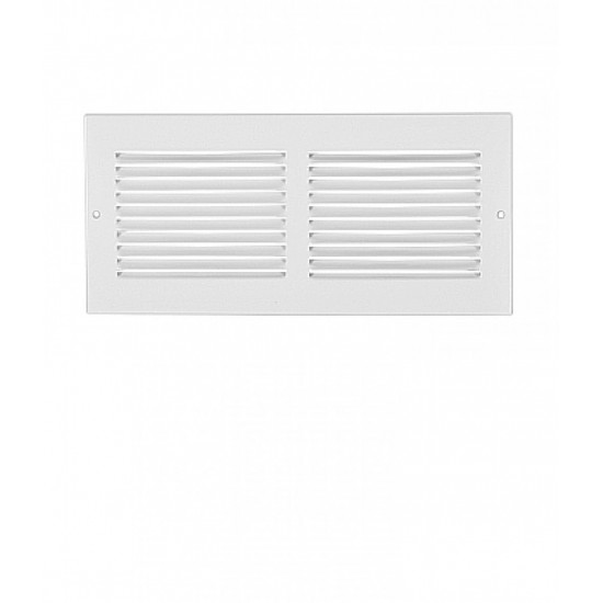 24 in. x 6 in. Stainless Steel Air Return Grilles in White