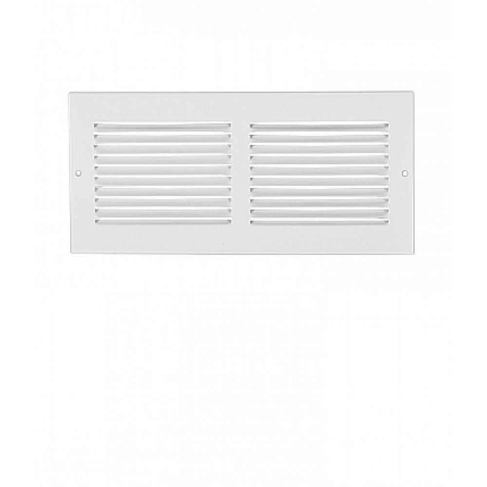 30 in. x 6 in. Stainless Steel Air Return Grilles in White