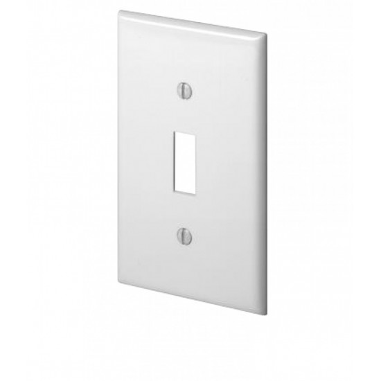 3.12 in. x 4.87 in. Plastic Electrical Switch Plate in White, AI-35023
