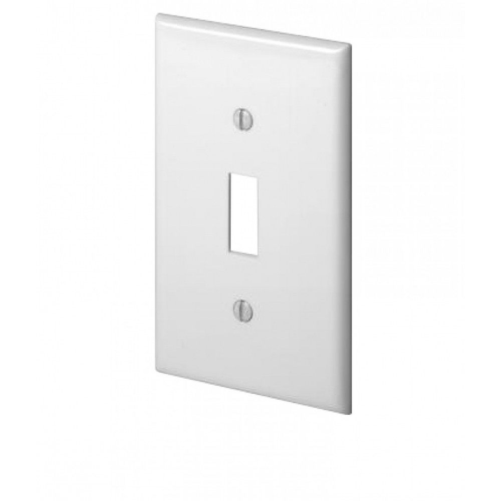3.12 in. x 4.87 in. Plastic Electrical Switch Plate in White, AI-35023 3.12 in. x 4.87 in. Plastic Electrical Switch Plate in White, AI-35023
