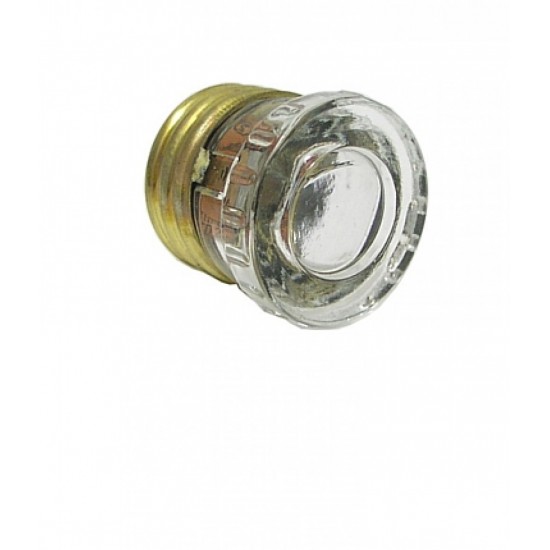 2.63 in. x 2.63 in. 30 AMP. BRASS PLUG FUSE - TIME DELAY