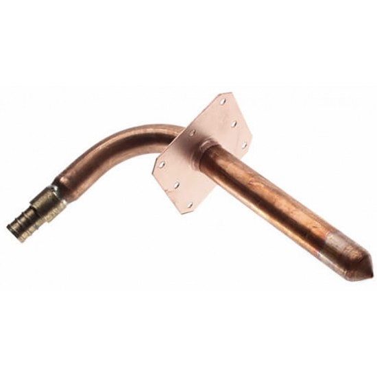 0.75 in. x 8.0 in. x 3.5 in. Copper Pex Stub Out Elbow