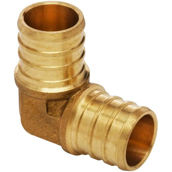 0.75 in. x 0.75 in. Lead Free Brass Pex 90 Elbow, AI-35140