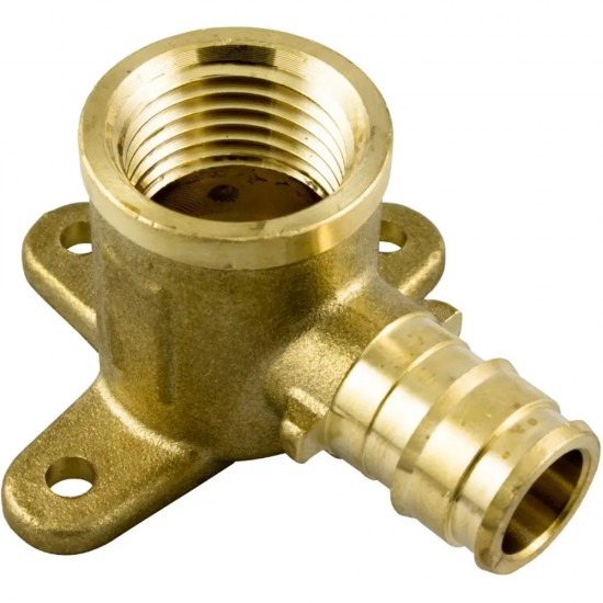 0.75 in. x 0.5 in. Pex 90 Brass Elbow