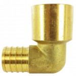 0.5 in. x 0.5 in. Lead Free Brass Pex 90 Elbow, AI-35147