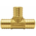 1 in. x 1 in. x 1 in. Lead Free Brass Pex Tee