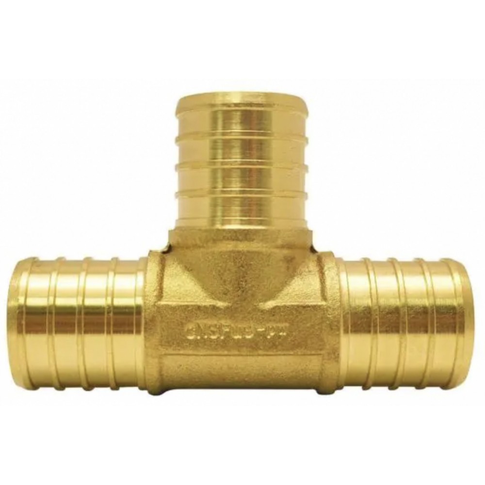 1 in. x 1 in. x 1 in. Lead Free Brass Pex Tee