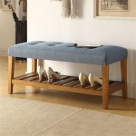 ACME Charla Bench, Blue & Oak