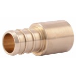 1 in. x 1 in. Lead Free Brass Pex Sweat Adapter, AI-35170