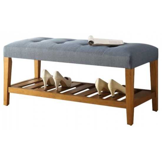 ACME Charla Bench, Blue & Oak