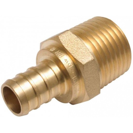 0.5 in. x 0.5 in. Lead Free Brass Pex Male Adapter