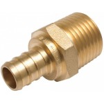 1 in. x 1 in. Lead Free Brass Pex Male Adapter