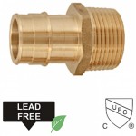 0.75 in. x 0.75 in. Lead Free Brass Cold Expansion MIP Adapter