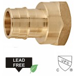 0.5 in. x 0.5 in. Lead Free Brass Cold Expansion FIP Adapter