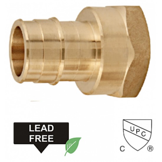 0.5 in. x 0.75 in. Lead Free Brass Cold Expansion FIP Adapter