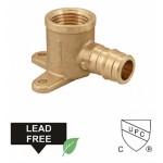 0.5 in. x 0.5 in. Cold Expansion Brass Wingback Elbow