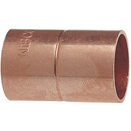 4 in. x 4 in. Copper Coupling - Wrot