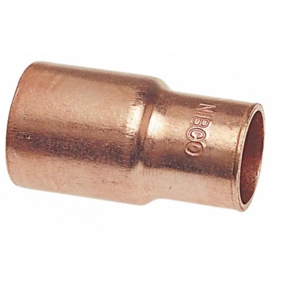 0.75 in. x 0.5 in. Copper Reducing Coupling - Wrot