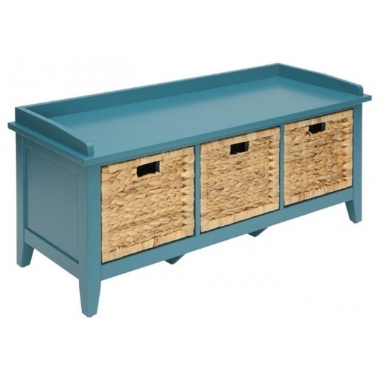 ACME Flavius Bench w/Storage, Teal