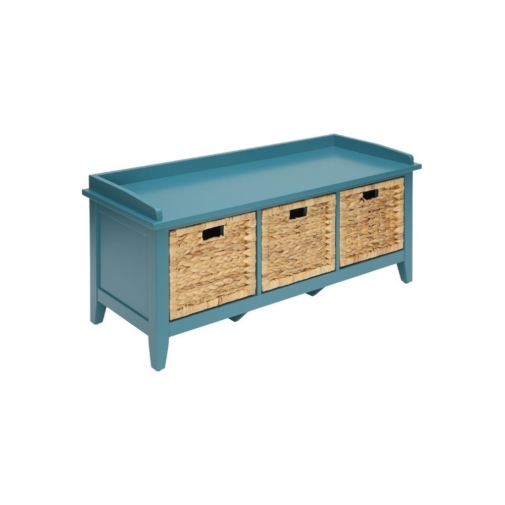 ACME Flavius Bench w/Storage, Teal