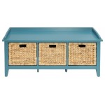 ACME Flavius Bench w/Storage, Teal