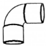 0.75 in. x 0.75 in. Copper 90 Elbow - Wrot