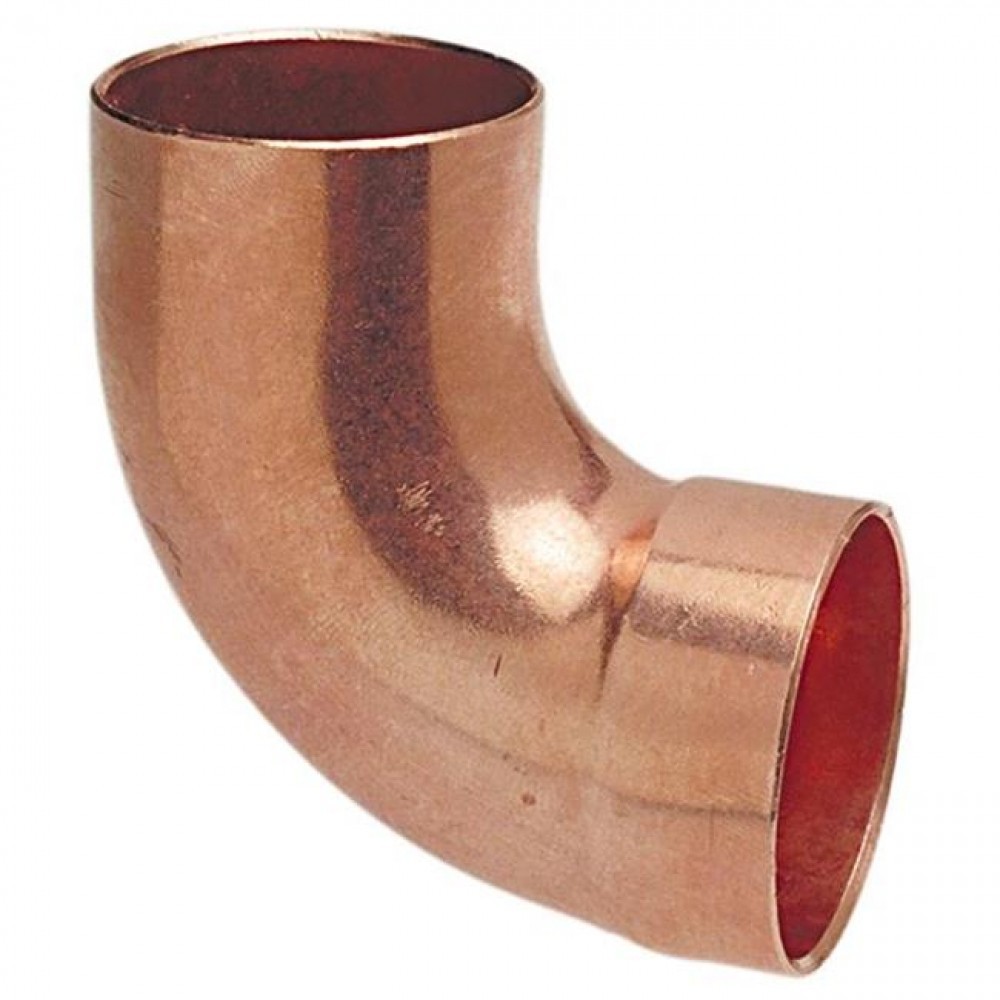 0.5 in. x 0.5 in. Copper Fitting 90 Elbow - Wrot