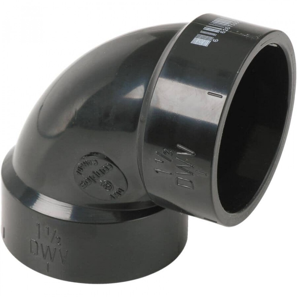 1.5 in. x 1.5 in. ABS 90 Elbow, AI-35324 1.5 in. x 1.5 in. ABS 90 Elbow, AI-35324
