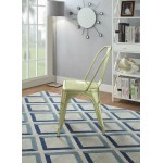 ACME Jakia Side Chair (Set-2), Glossy Brass