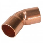 1 in. x 1 in. Copper 45 Elbow - Wrot