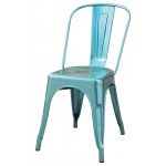 ACME Jakia Side Chair (Set-2), Glossy Blue