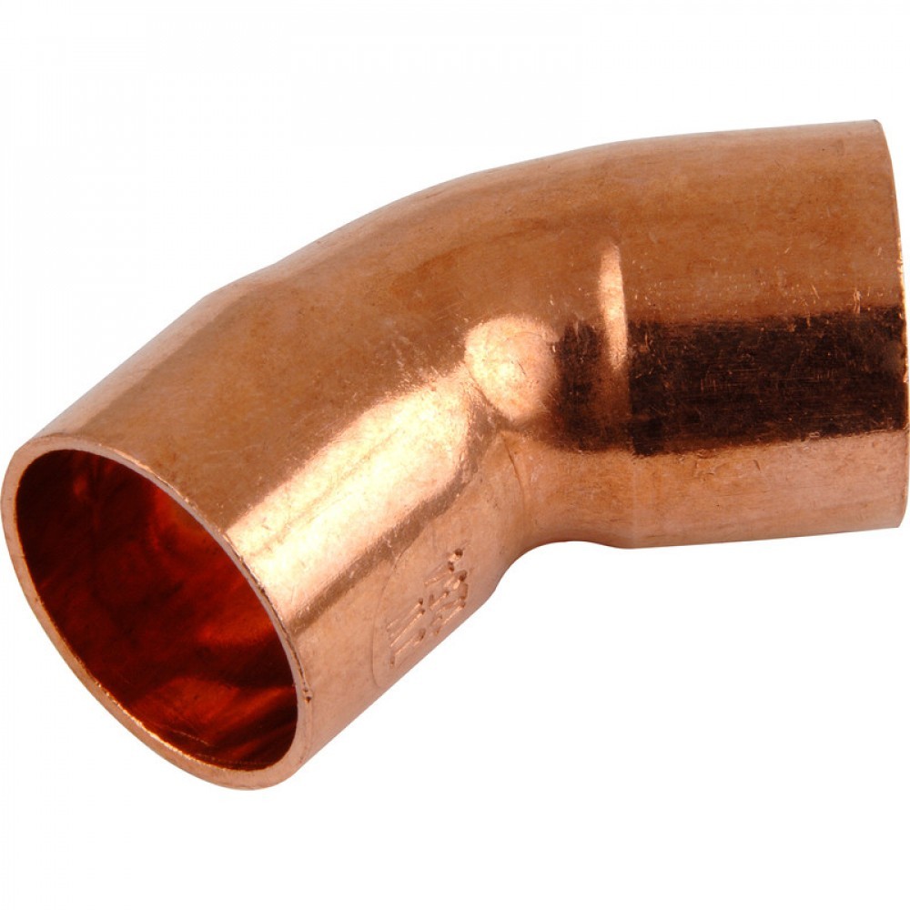 0.5 in. x 0.5 in. Copper Fitting 45 Elbow