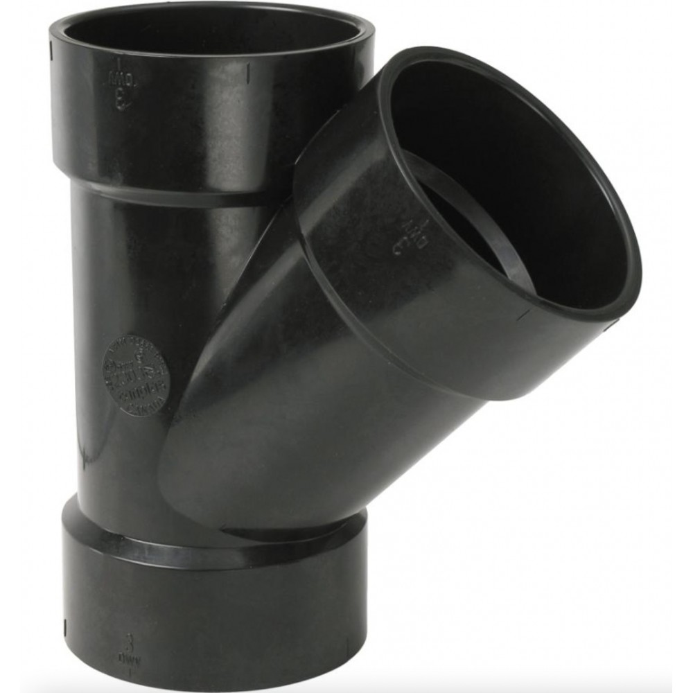 2 in. x 1.5 in. x 1.5 in. ABS 45 Wye 2 in. x 1.5 in. x 1.5 in. ABS 45 Wye