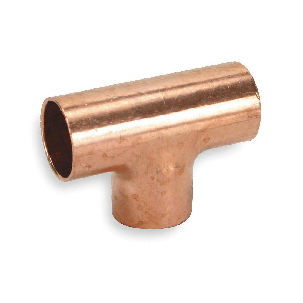 0.5 in. x 0.5 in. x 0.5 in. Copper Tee- Wrot 0.5 in. x 0.5 in. x 0.5 in. Copper Tee- Wrot