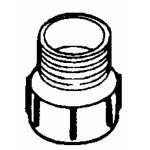 4 in. x 4 in. ABS Male Adapter
